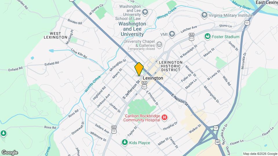 117 S Jefferson St Map and Location Details