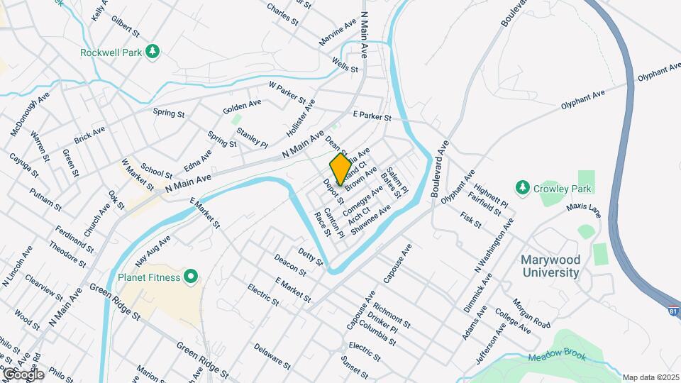 2211 Brown Ave Map and Location Details