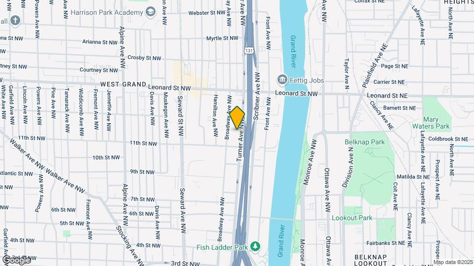 1025 Turner Ave NW Map and Location Details