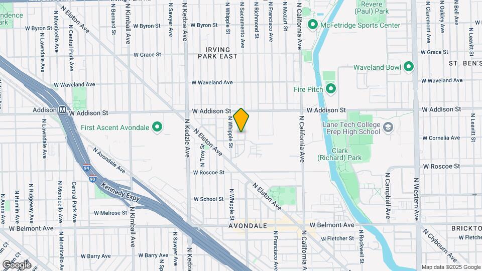 3508 N Sacramento Ave Map and Location Details