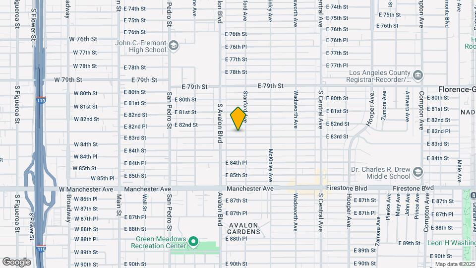 637 E 83rd St Map and Location Details
