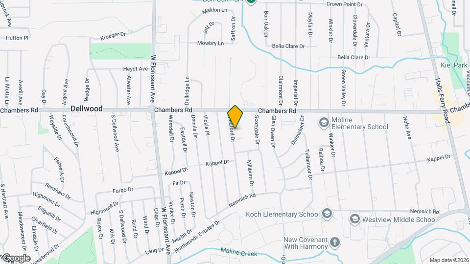 9840 Medford Dr Map and Location Details