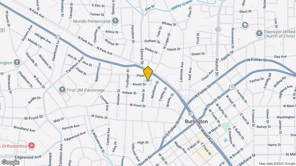 615 Kivett St Map and Location Details