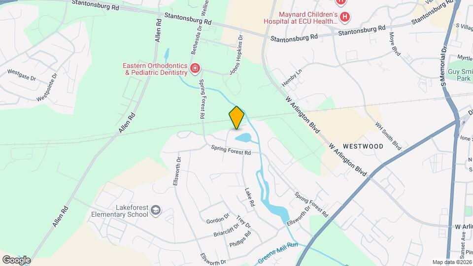 521 Spring Forest Rd Map and Location Details