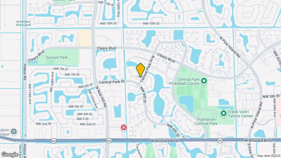 9844 NW 6th Ct Map and Location Details
