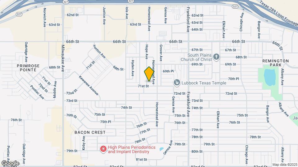 6917 Hope Ave Map and Location Details