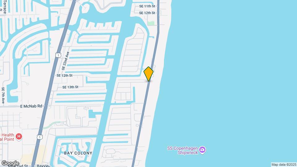 1439 S Ocean Blvd, Unit 106 Map and Location Details