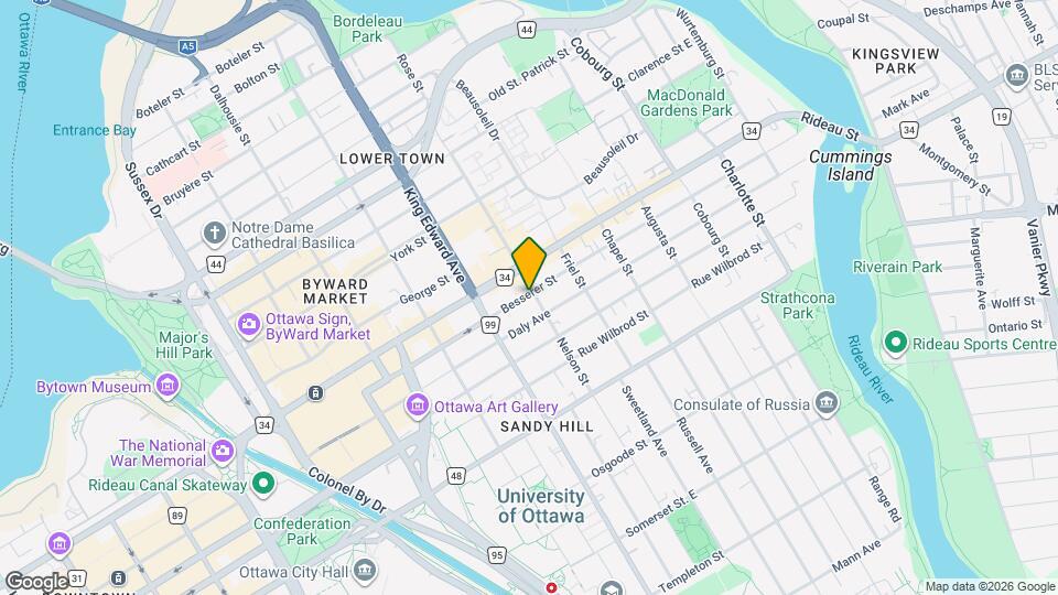 300 Besserer St Map and Location Details