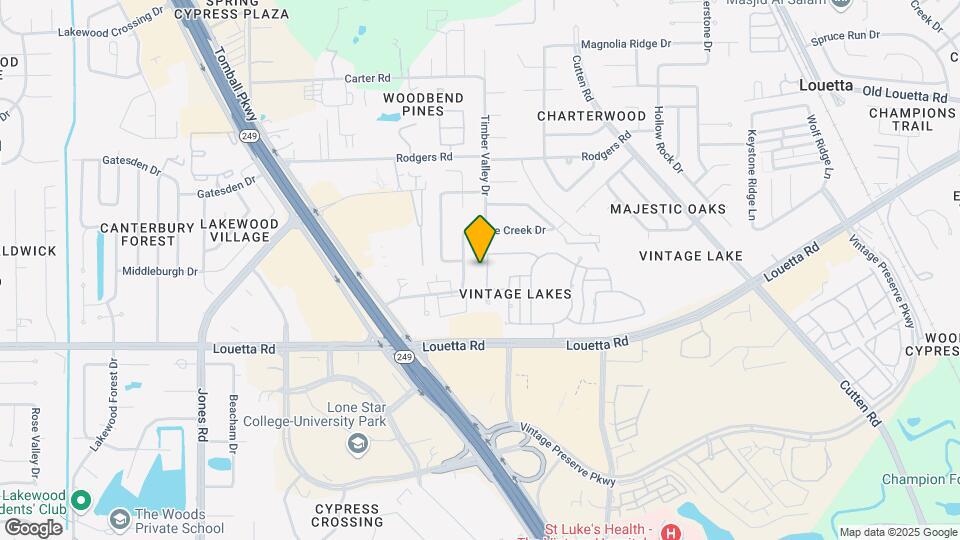 15715 Lake Iris Dr Mapa y Detalles de la Ubicación