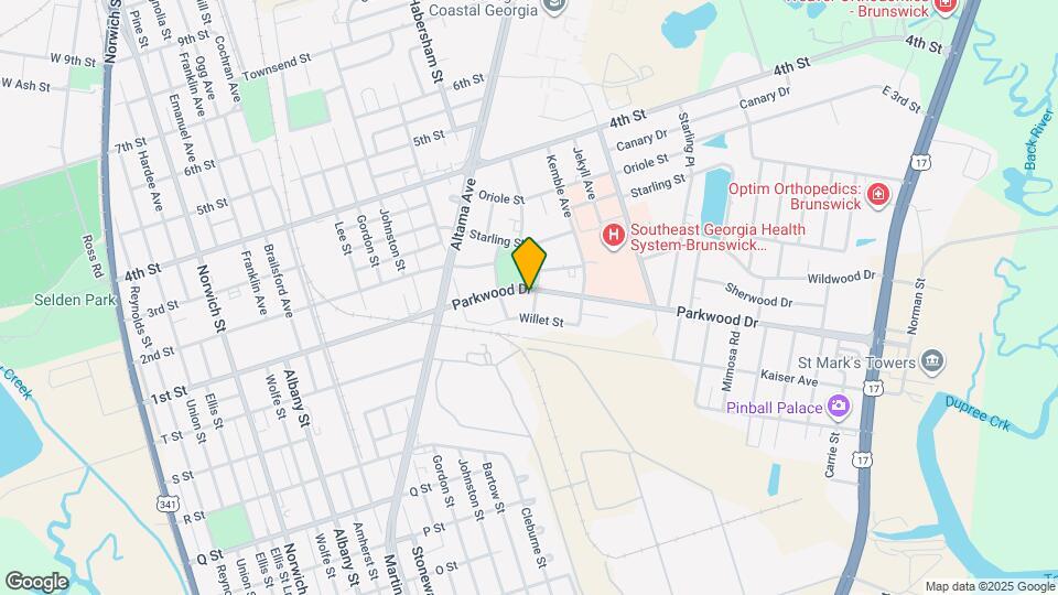 2222 Parkwood Dr Map and Location Details