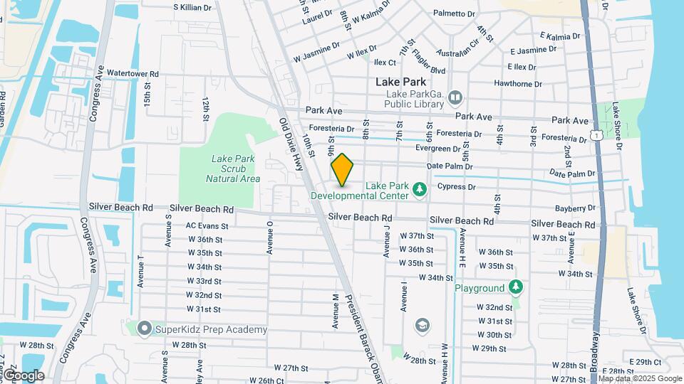 835 Bayberry Dr Map and Location Details