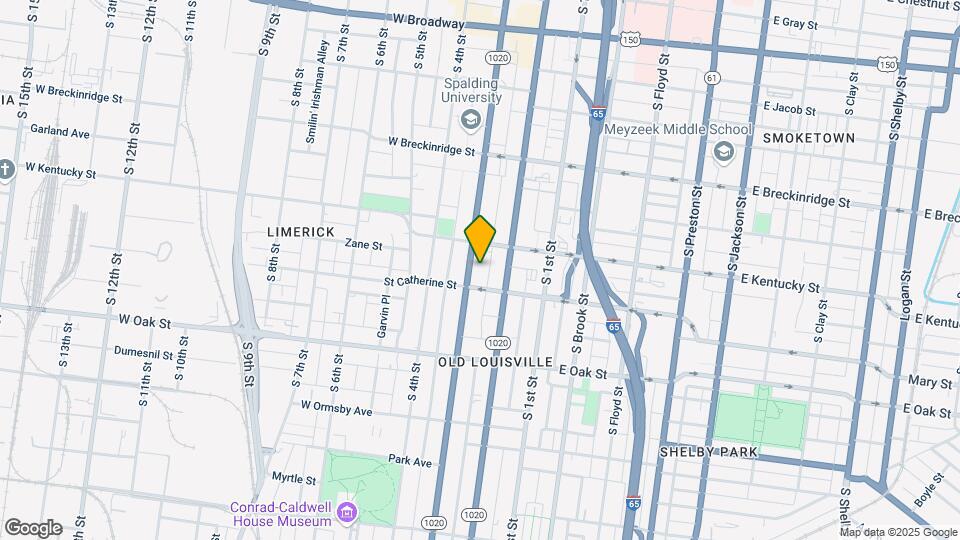 1023 S 3rd St Mapa y Detalles de la Ubicación