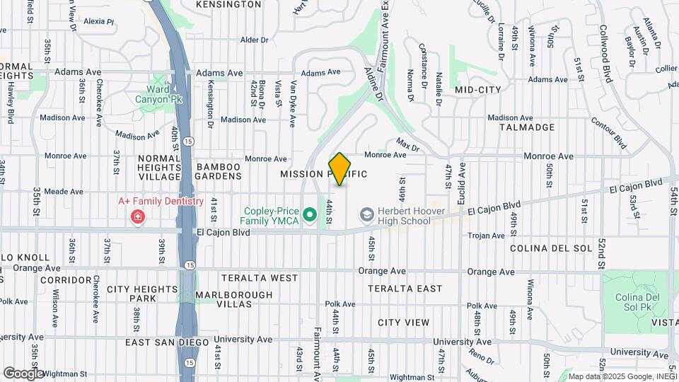 4402 Highland Ave Mapa y Detalles de la Ubicación