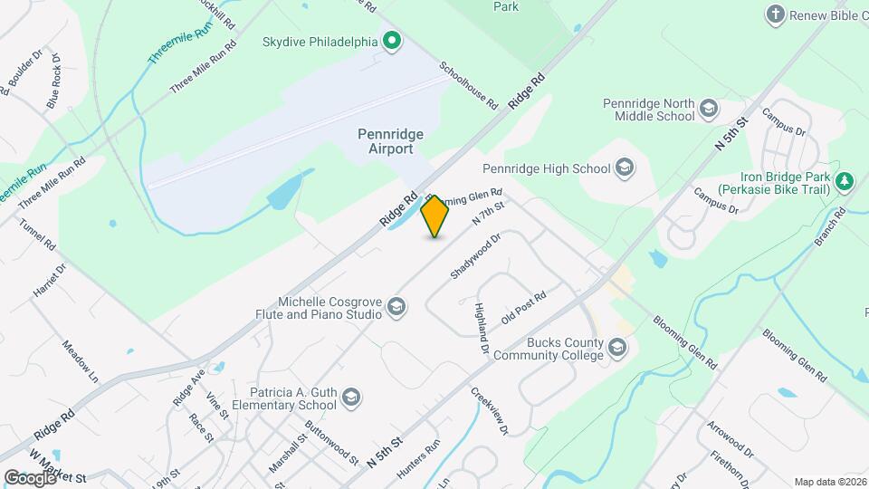 1032 N 7th St Map and Location Details