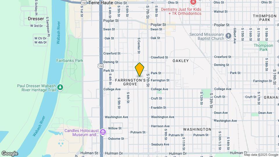 930 S Center St Map and Location Details