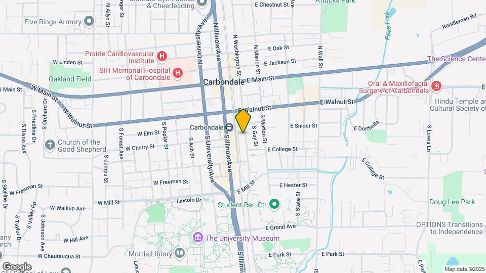 408 S Washington St Map and Location Details