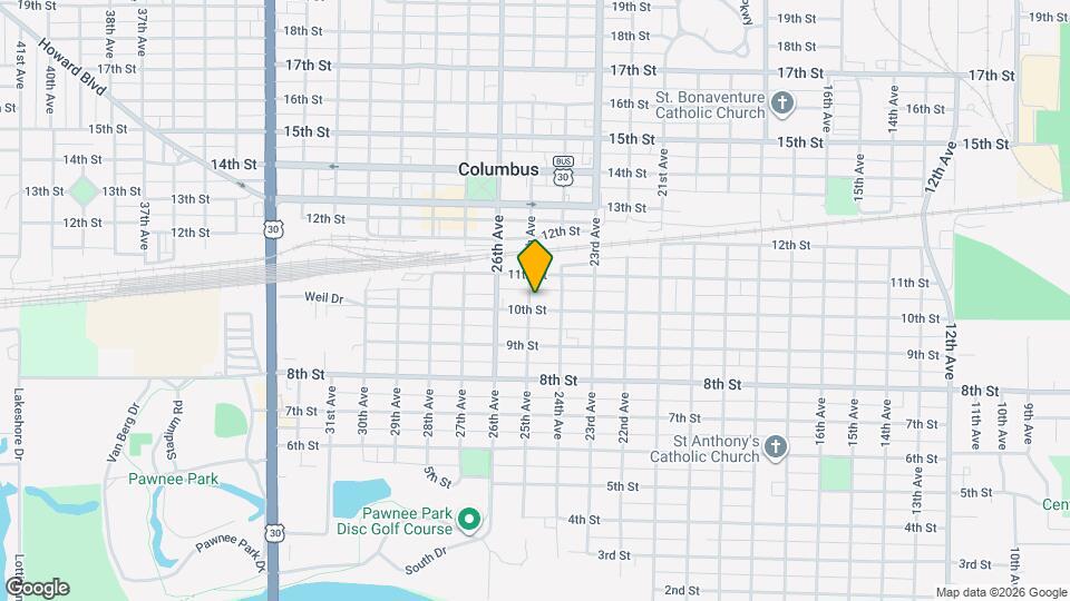 1059 25th Ave Map and Location Details