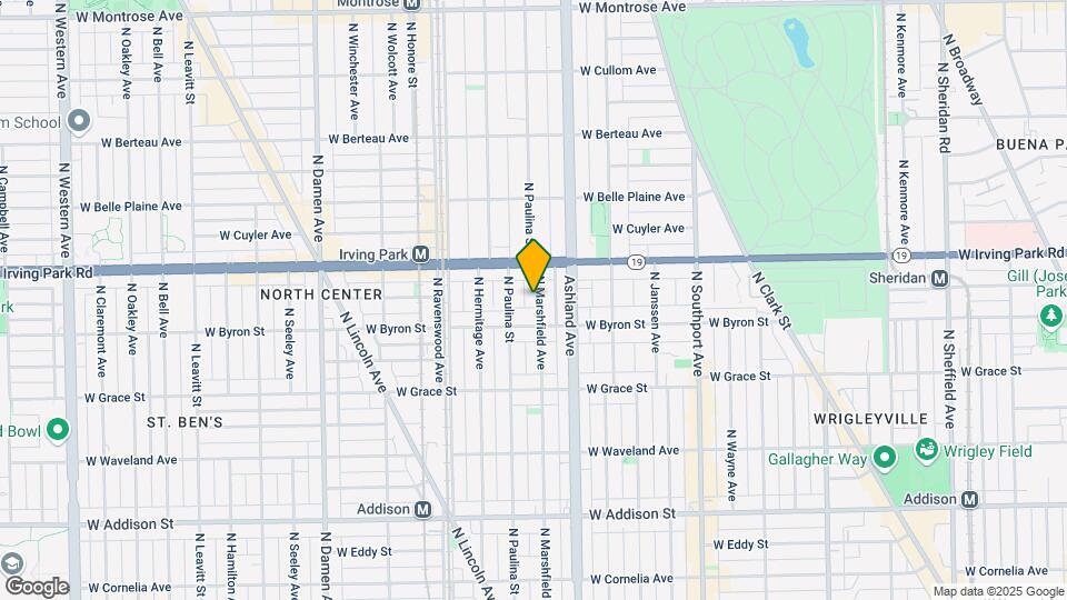 3924 N Marshfield Ave Mapa y Detalles de la Ubicación