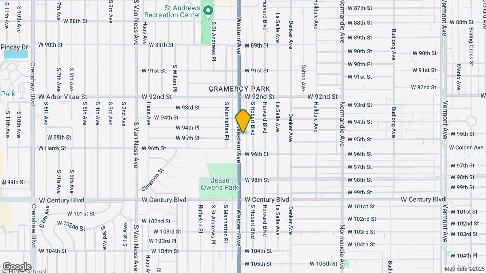 9450 S Western Ave Map and Location Details