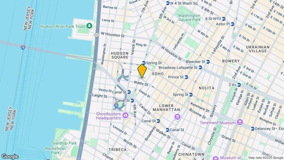 529 Broome St Map and Location Details