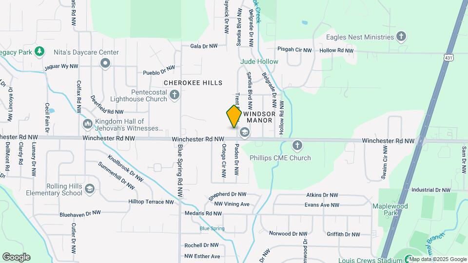 6003 Trent Dr NW Map and Location Details