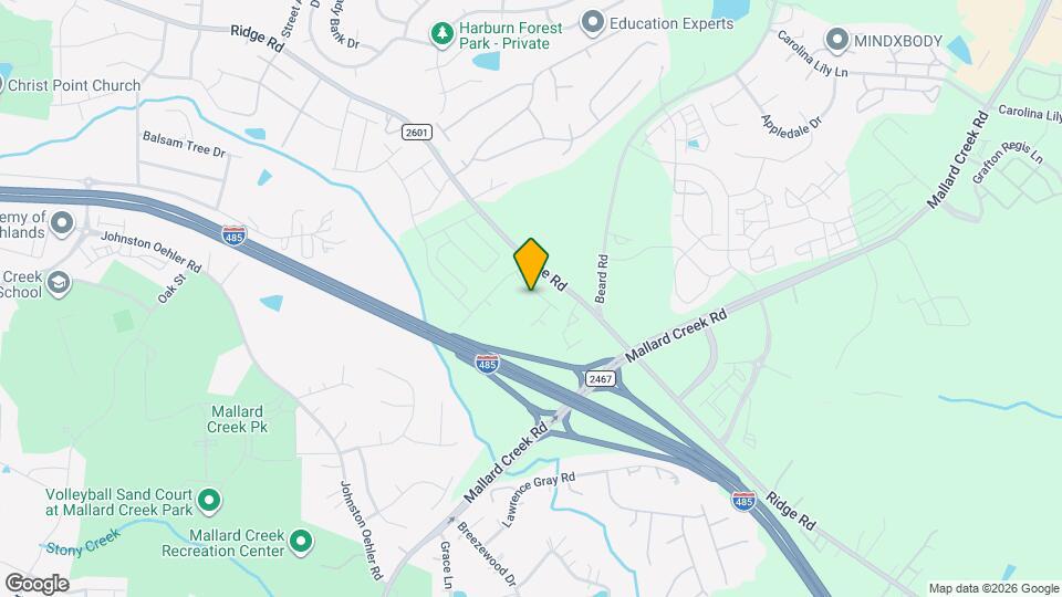 8105 Overmeadow Ln Map and Location Details