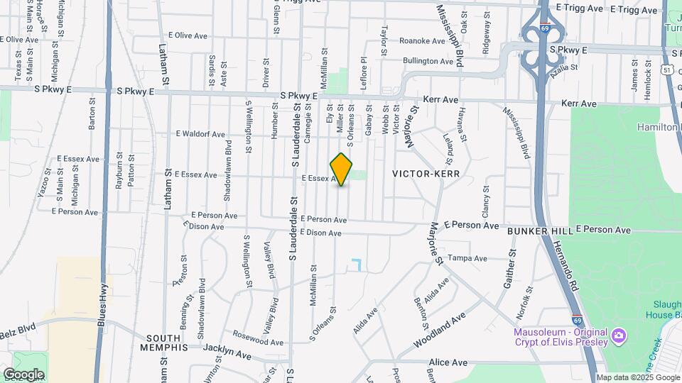 1628 Miller St Map and Location Details