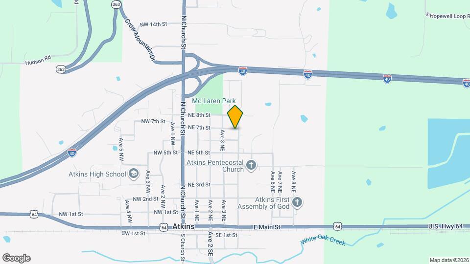 408 NE 7th St Map and Location Details