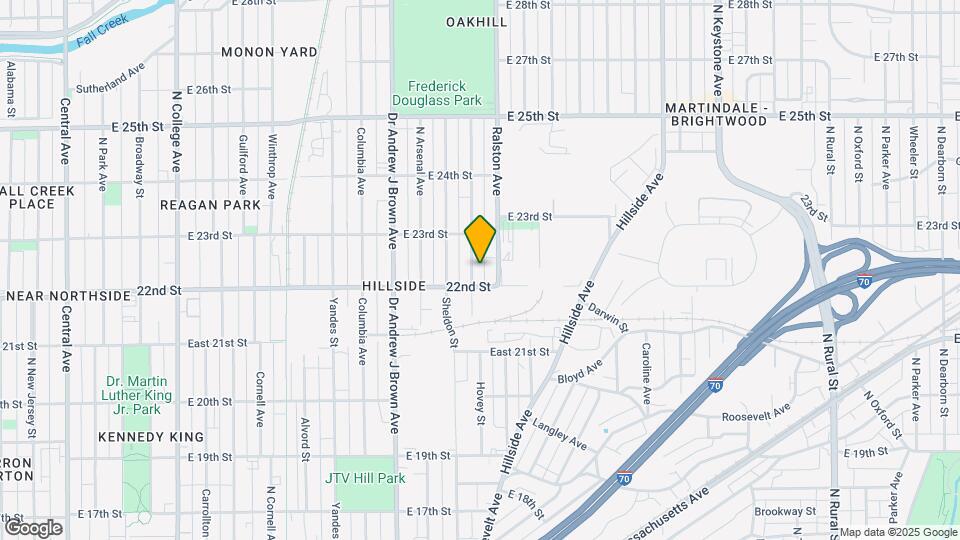 2219 Hovey St Map and Location Details