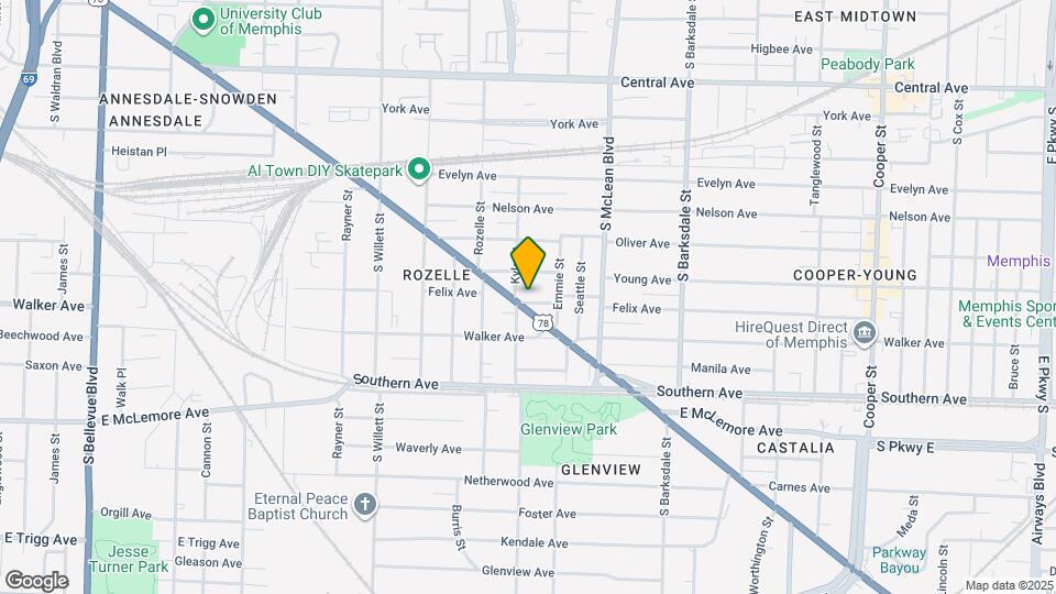 1728 Felix Ave Map and Location Details