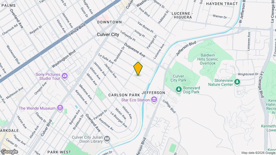 4240 La Salle Ave Map and Location Details