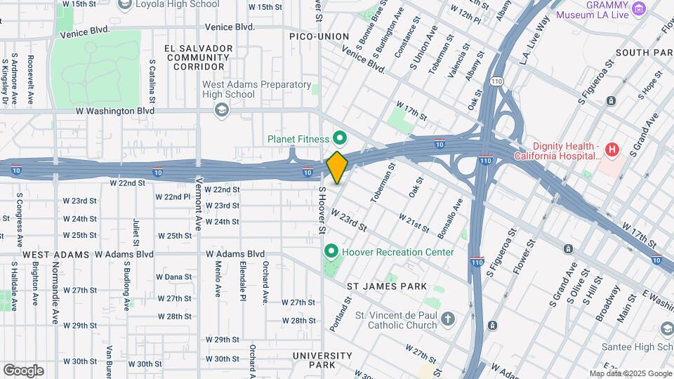 2119 S Union Ave Mapa y Detalles de la Ubicación