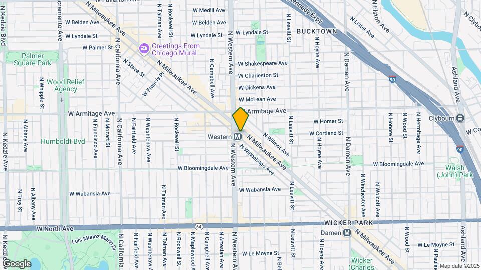 1914 N Milwaukee Ave Map and Location Details