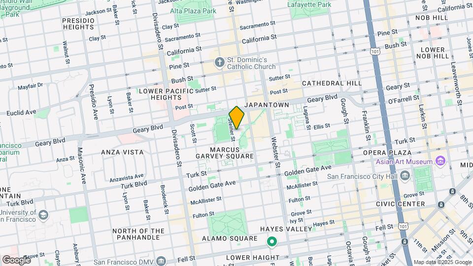 1440 Steiner St Mapa y Detalles de la Ubicación