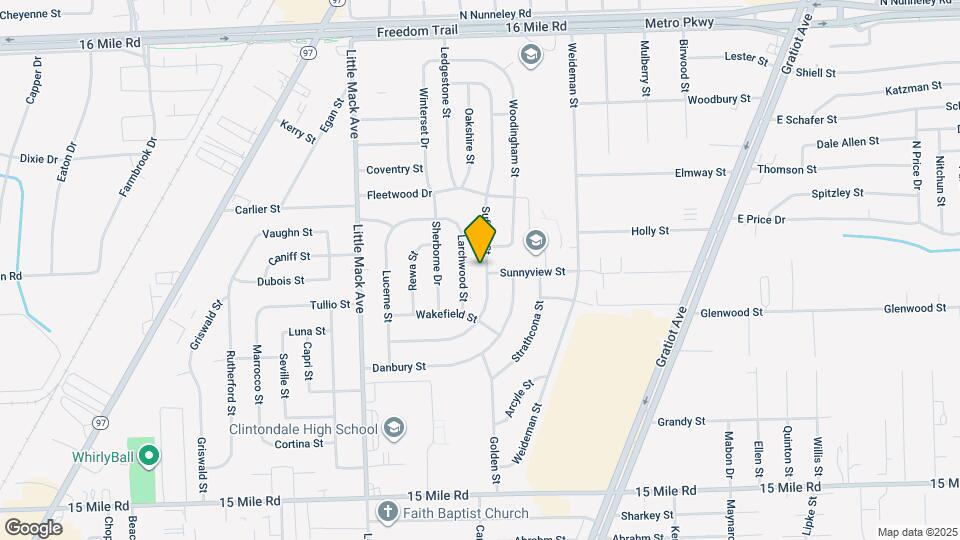21173 Suffolk St Map and Location Details