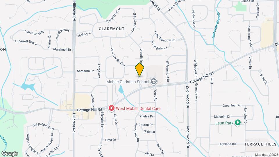 2205 Woodhillcrest Dr Map and Location Details