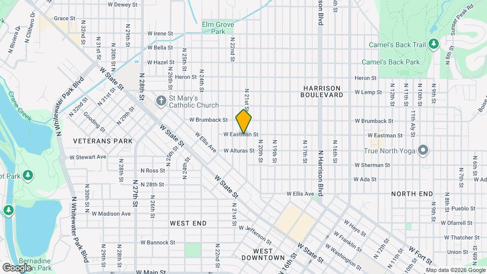 1023 N 21st St Map and Location Details