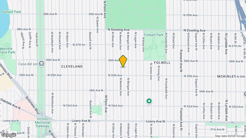 3526 N Newton Ave Map and Location Details