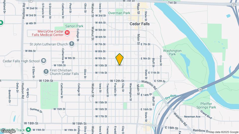 310 W 10th St Map and Location Details