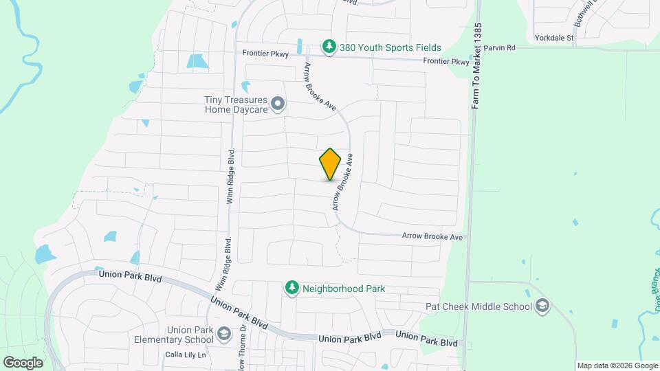 1416 Saddle Ridge Dr Map and Location Details