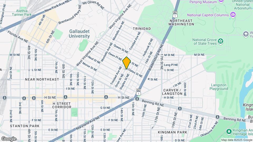 1329 Orren St NE Mapa y Detalles de la Ubicación