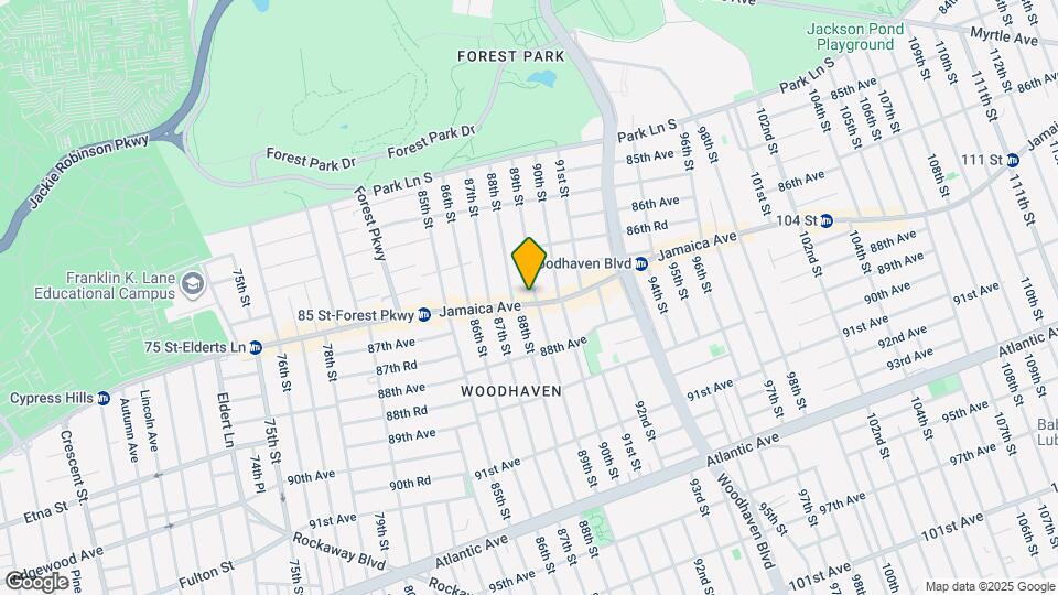 88-15 Jamaica Ave Mapa y Detalles de la Ubicación
