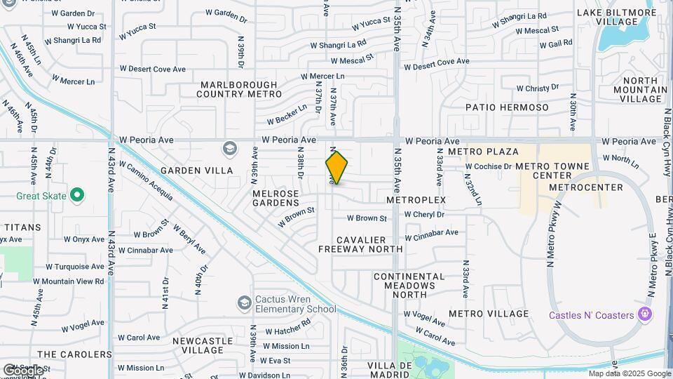 3648 W Cheryl Dr, Unit 2 Map and Location Details