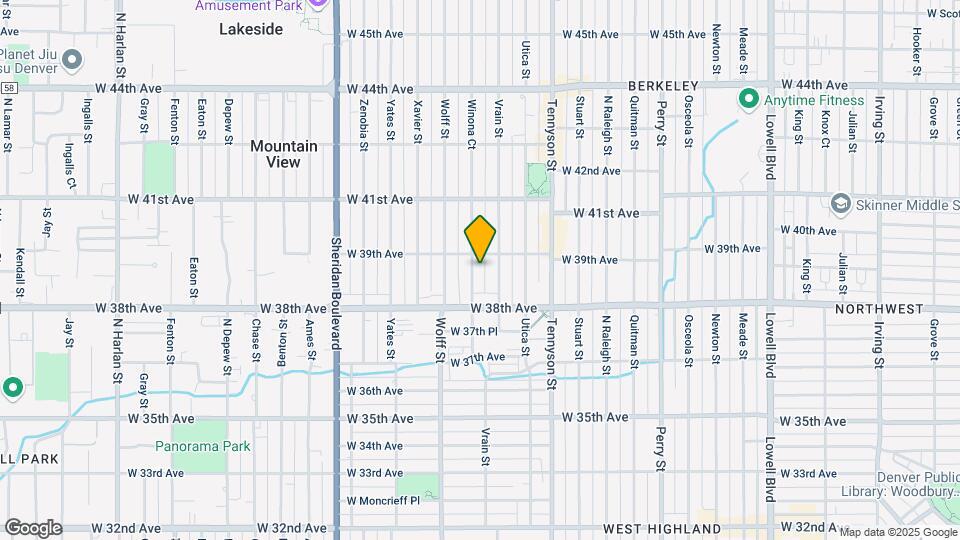 3864 Winona Ct Map and Location Details