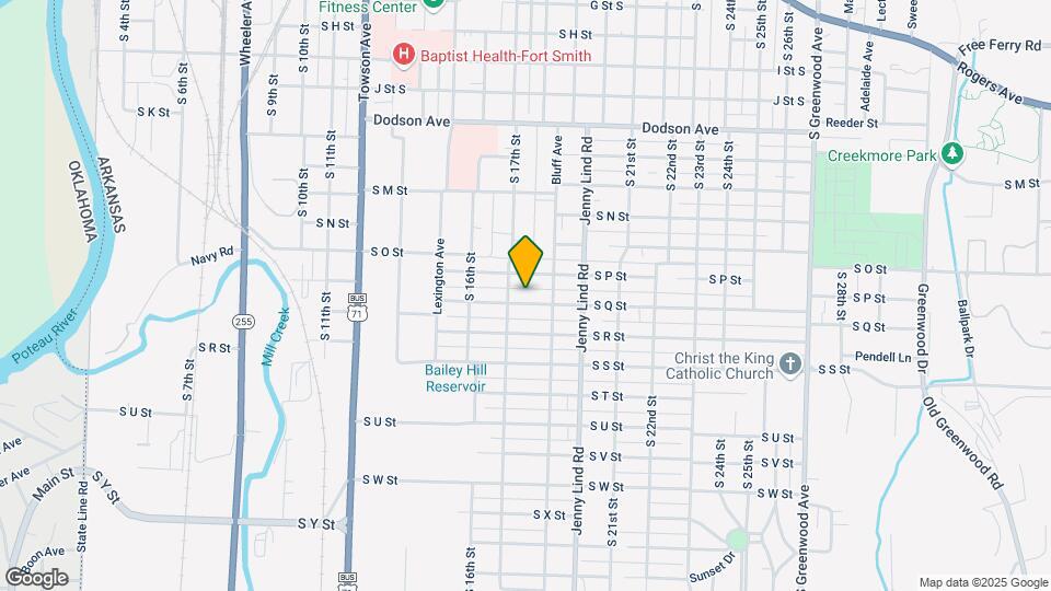 1713 S Q St Map and Location Details