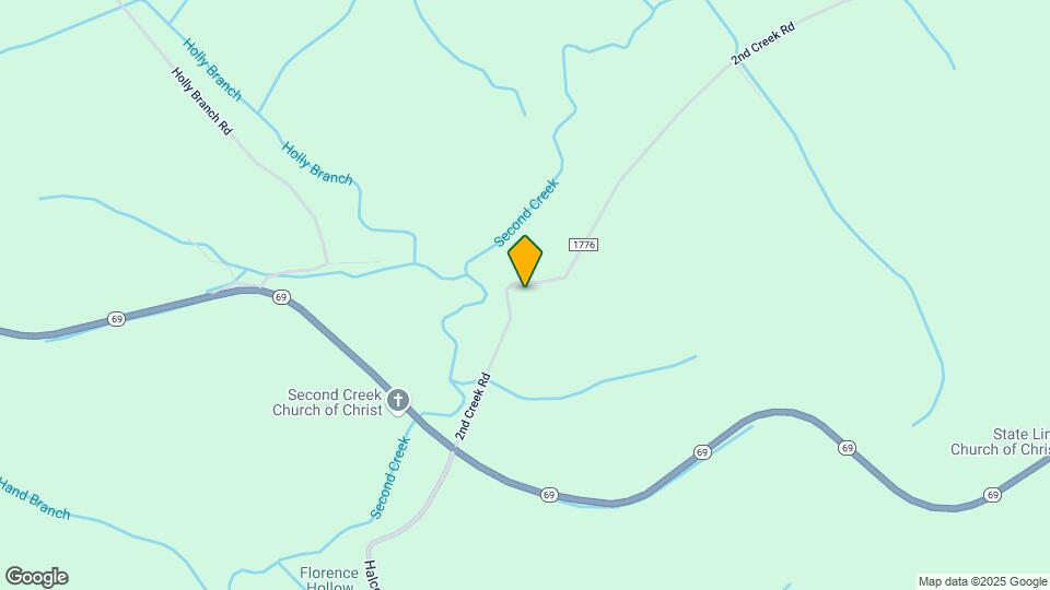 3117 2nd Creek Rd Map and Location Details