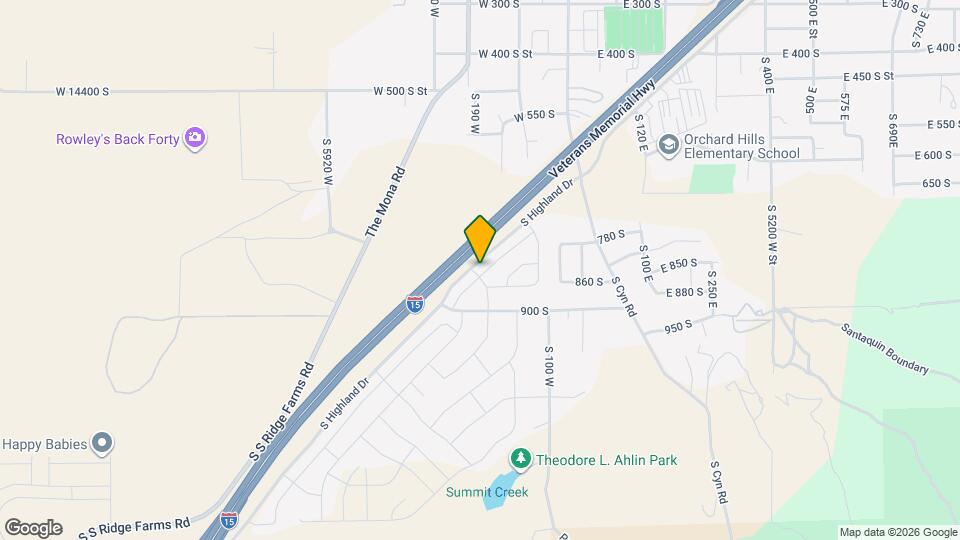 846 S Brubaker Way Map and Location Details