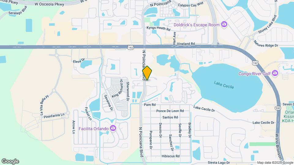 2777 N Poinciana Blvd Map and Location Details