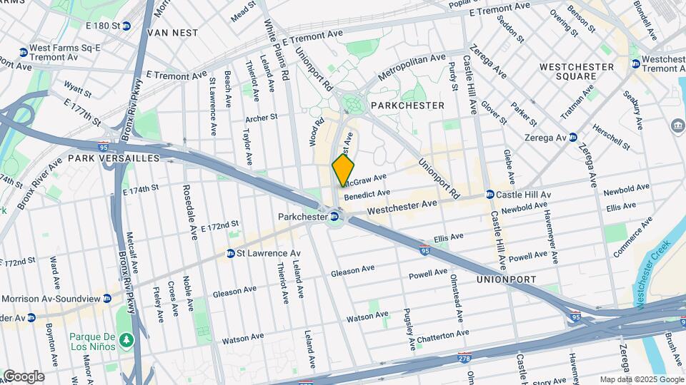 1332 Metropolitan Ave Map and Location Details