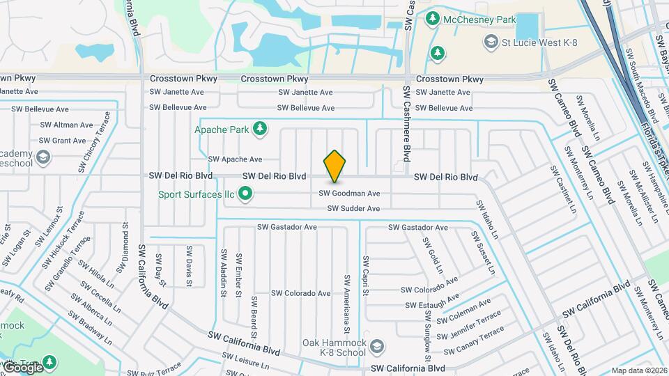 1337 SW Goodman Ave, Unit 205 Map and Location Details